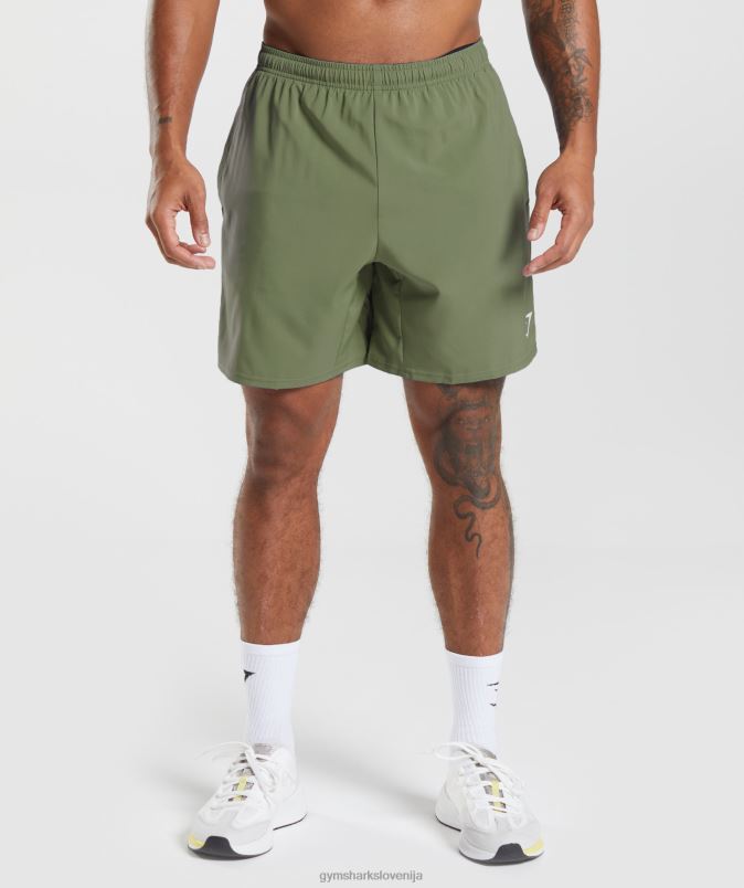 kratke hlače za prihod moškiGymshark jedro olive J00L2530
