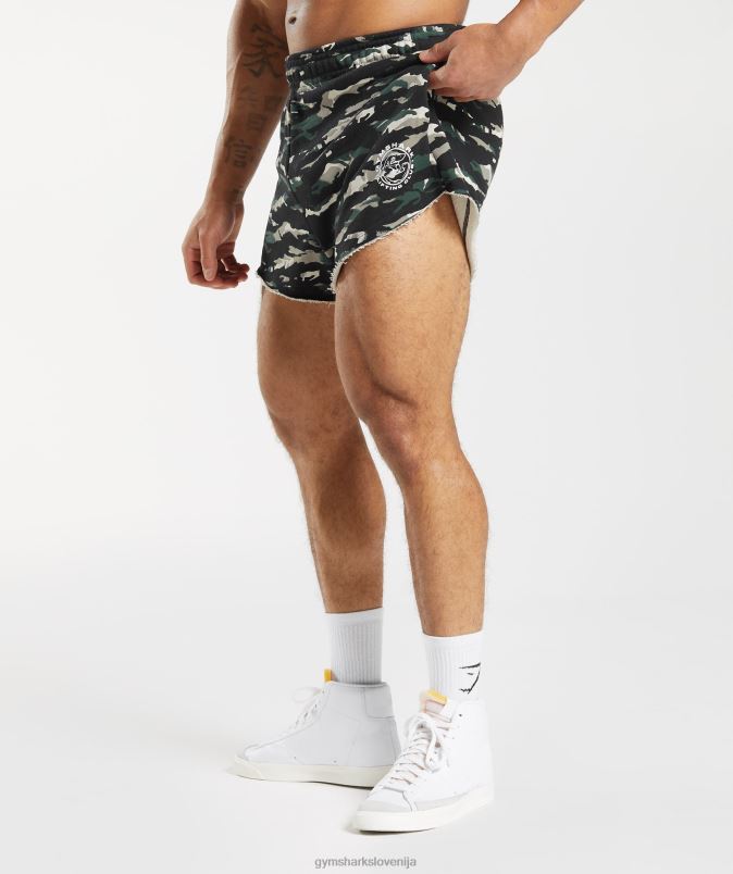 legacy kratke hlače moškiGymshark obsidian zelena J00L2557