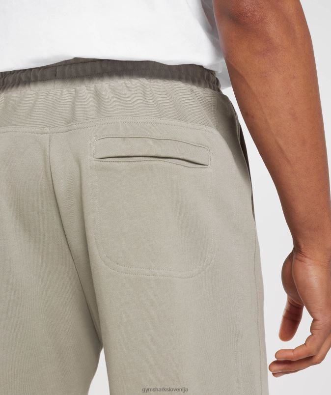 počitek, osnovne 7 kratke hlače moškiGymshark ekru rjava J00L2540