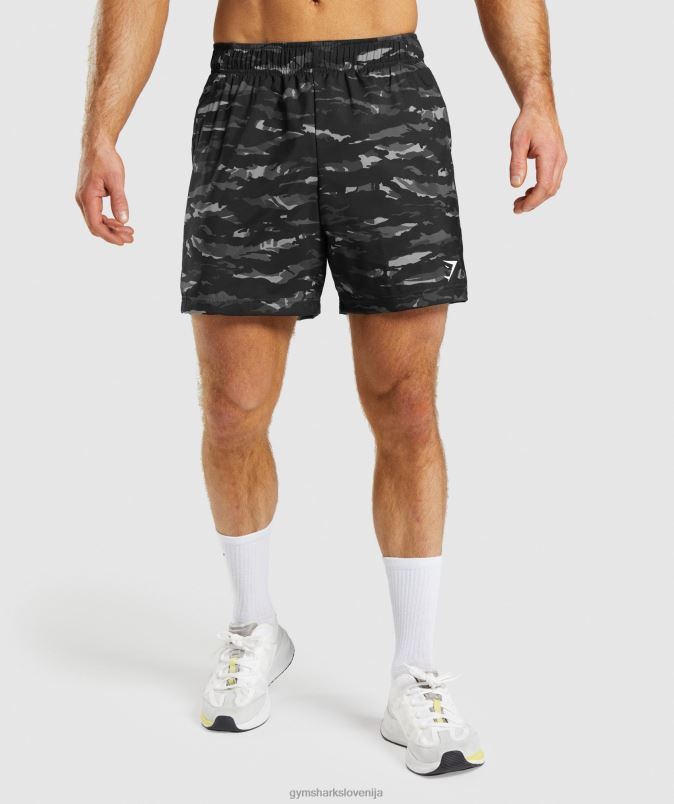 športne kratke hlače moškiGymshark oniks siva J00L2528