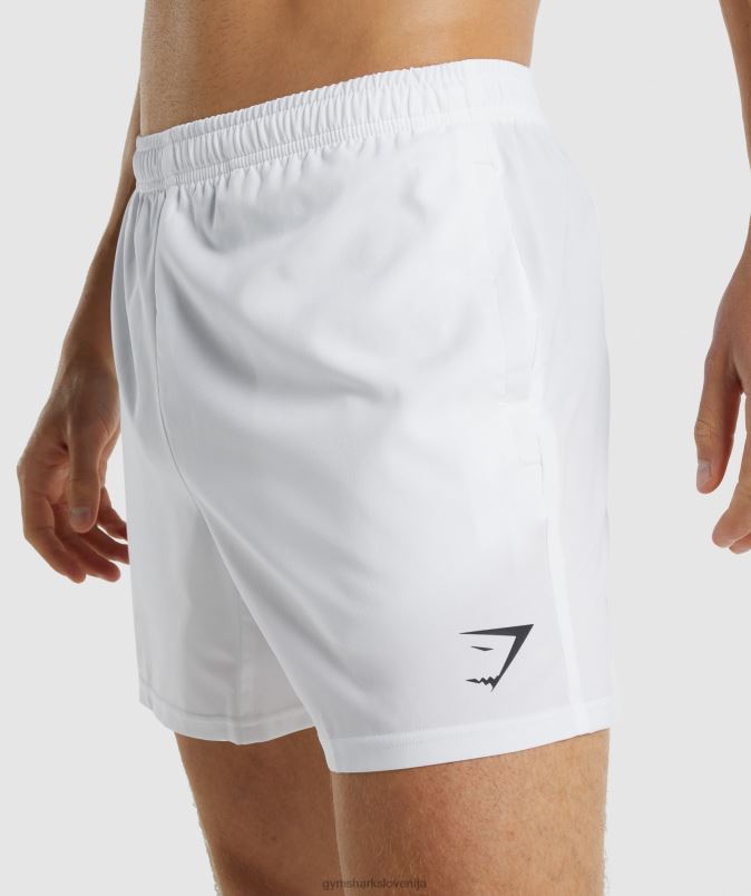 prihod 5 kratkih hlač moškiGymshark bela J00L2553