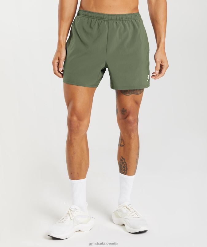 prihod 5 kratkih hlač moškiGymshark jedro olive J00L2517