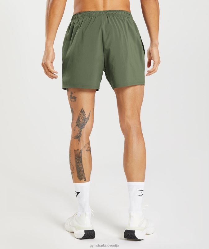 prihod 5 kratkih hlač moškiGymshark jedro olive J00L2517