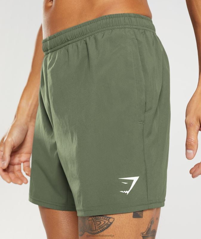 prihod 5 kratkih hlač moškiGymshark jedro olive J00L2517