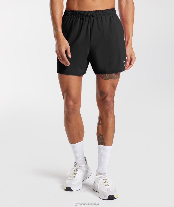 prihod 5 kratkih hlač moškiGymshark Črna J00L2509