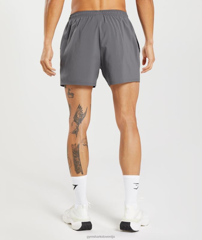 prihod 5 kratkih hlač moškiGymshark silhueta siva J00L2525