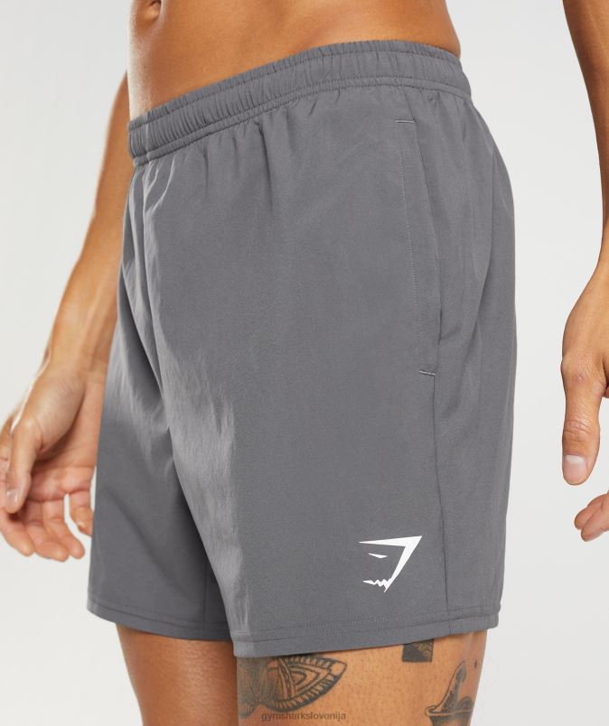 prihod 5 kratkih hlač moškiGymshark silhueta siva J00L2525