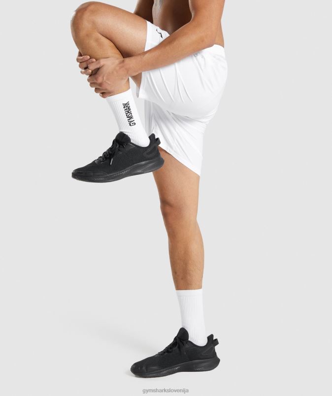 prihod 7 kratkih hlač moškiGymshark bela J00L2518