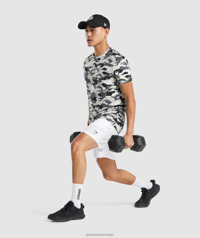 prihod 7 kratkih hlač moškiGymshark bela J00L2518