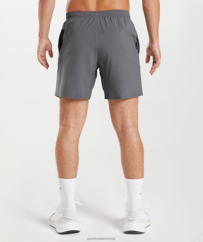 prihod 7 kratkih hlač moškiGymshark silhueta siva J00L2521