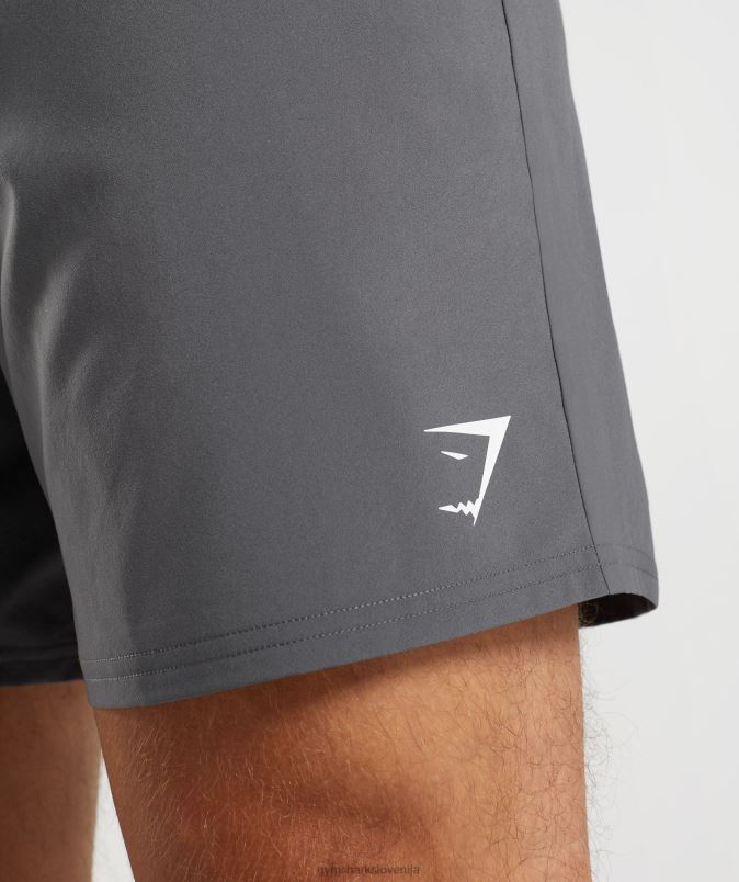 prihod 7 kratkih hlač moškiGymshark silhueta siva J00L2521