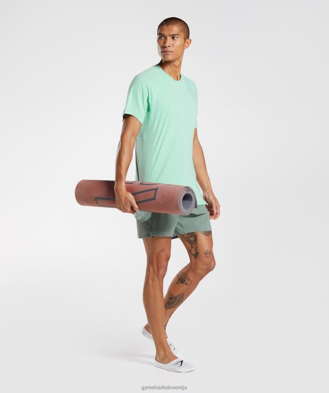 studijske kratke hlače moškiGymshark vrba zelena J00L2566