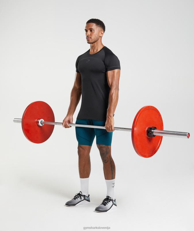 315 brezšivna majica s kratkimi rokavi moškiGymshark Črna J00L2778