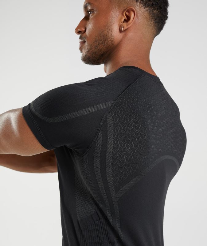 315 brezšivna majica s kratkimi rokavi moškiGymshark Črna J00L2778