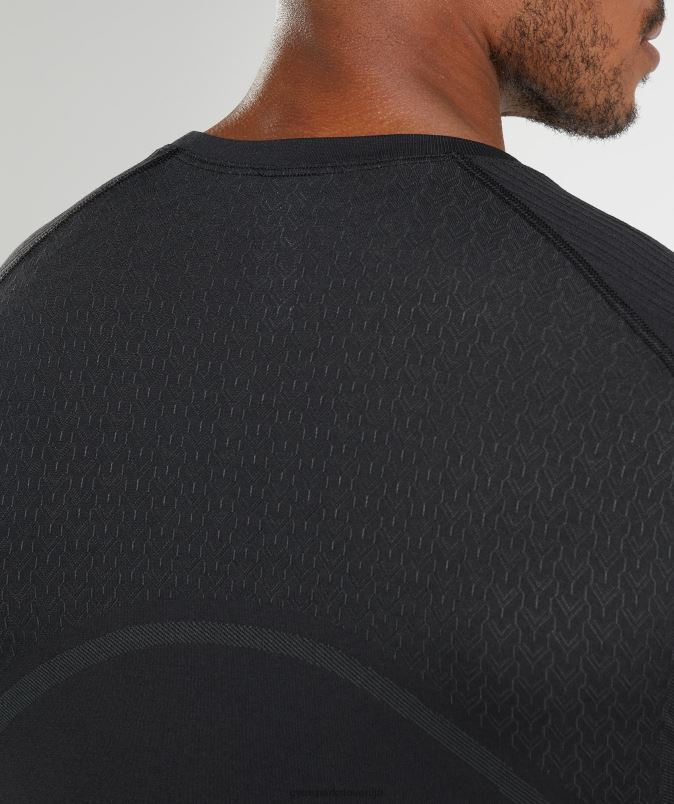 315 brezšivna majica s kratkimi rokavi moškiGymshark Črna J00L2778