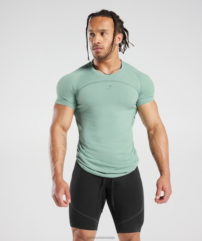 315 brezšivna majica s kratkimi rokavi moškiGymshark zmrznjeno modra/črnilno modra J00L2779