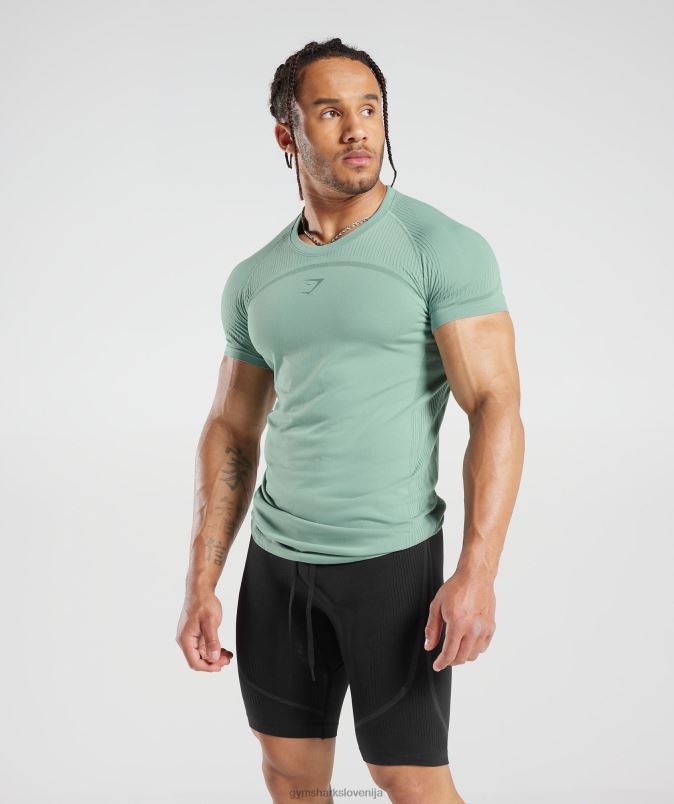 315 brezšivna majica s kratkimi rokavi moškiGymshark zmrznjeno modra/črnilno modra J00L2779