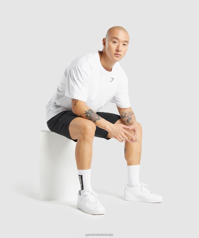 bistvena prevelika majica moškiGymshark bela J00L2572