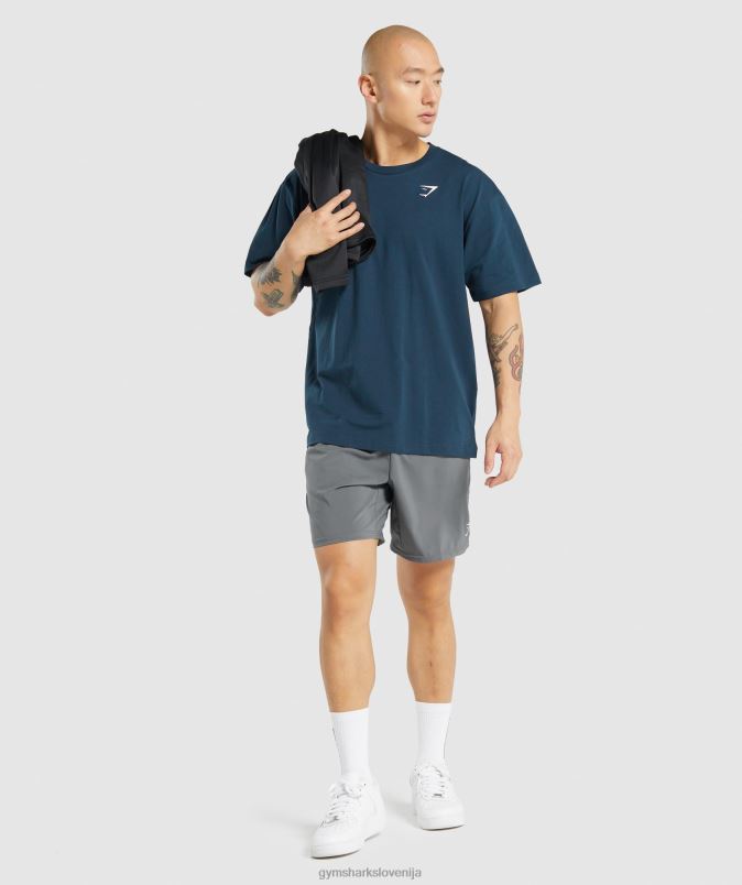 bistvena prevelika majica moškiGymshark mornarica J00L2573