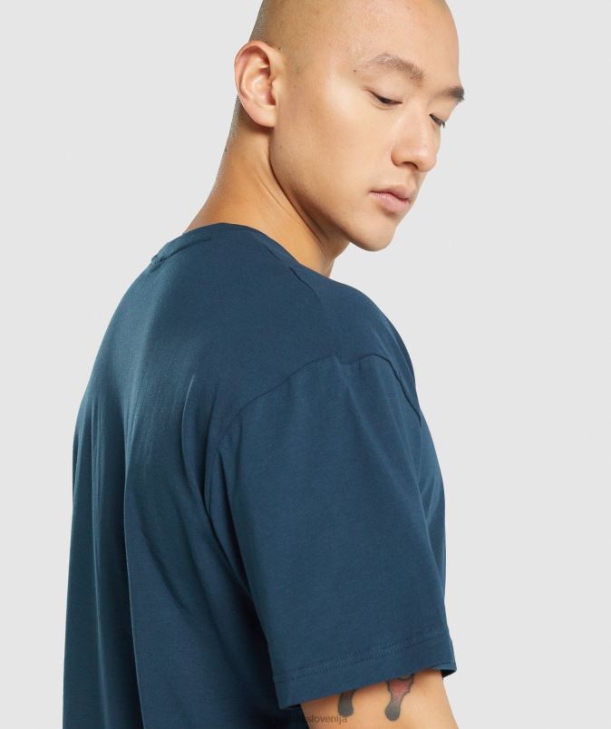 bistvena prevelika majica moškiGymshark mornarica J00L2573
