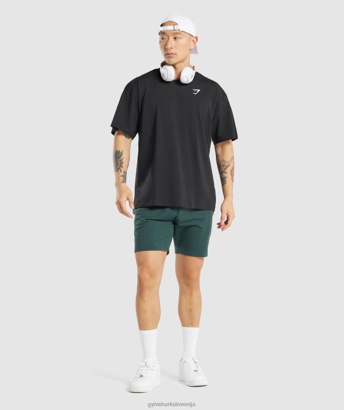 bistvena prevelika majica moškiGymshark Črna J00L2571