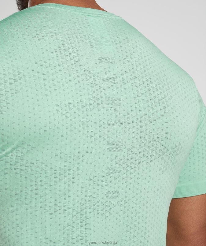 brezšivna športna majica s kratkimi rokavi moškiGymshark pastelno zelena/zelena vrbe J00L2715