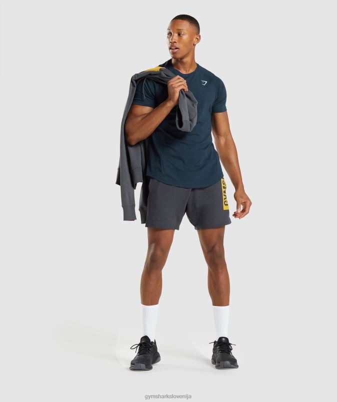 drzna majica s kratkimi rokavi moškiGymshark mornarica J00L2706