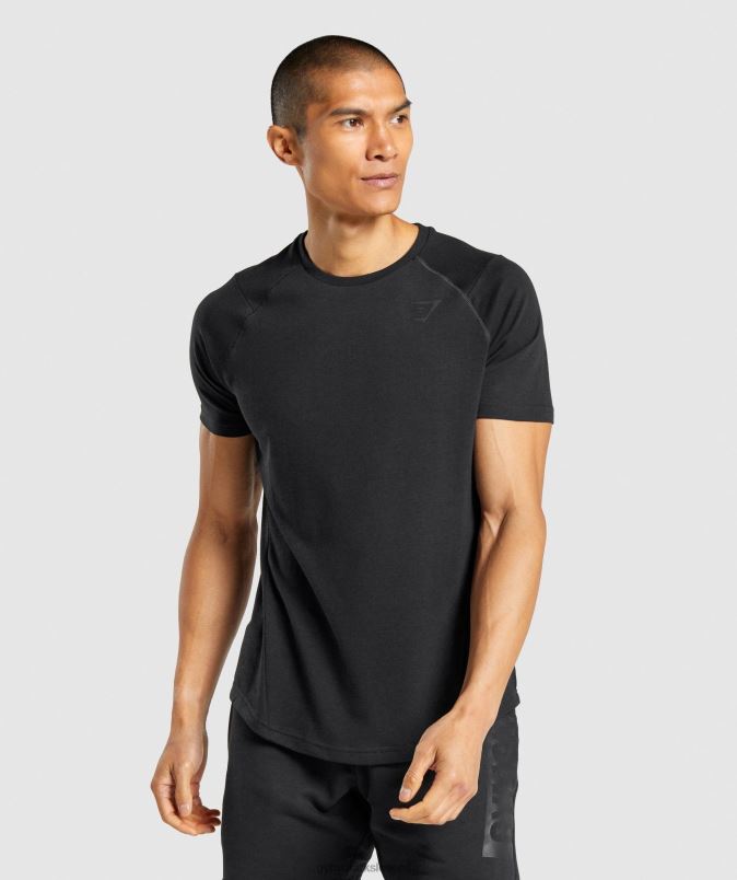 drzna majica s kratkimi rokavi moškiGymshark Črna J00L2652
