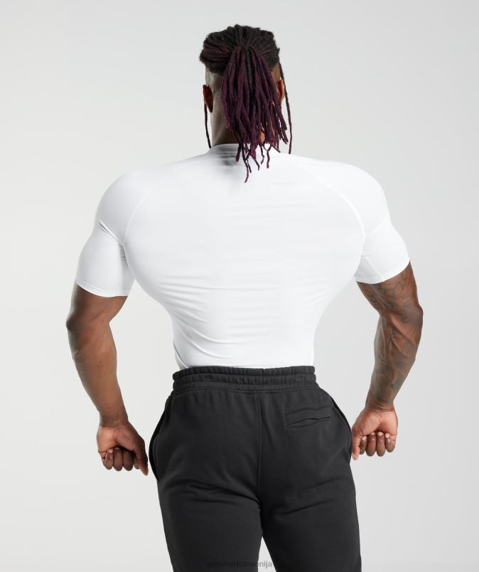element baselayer majica s kratkimi rokavi moškiGymshark bela J00L2677
