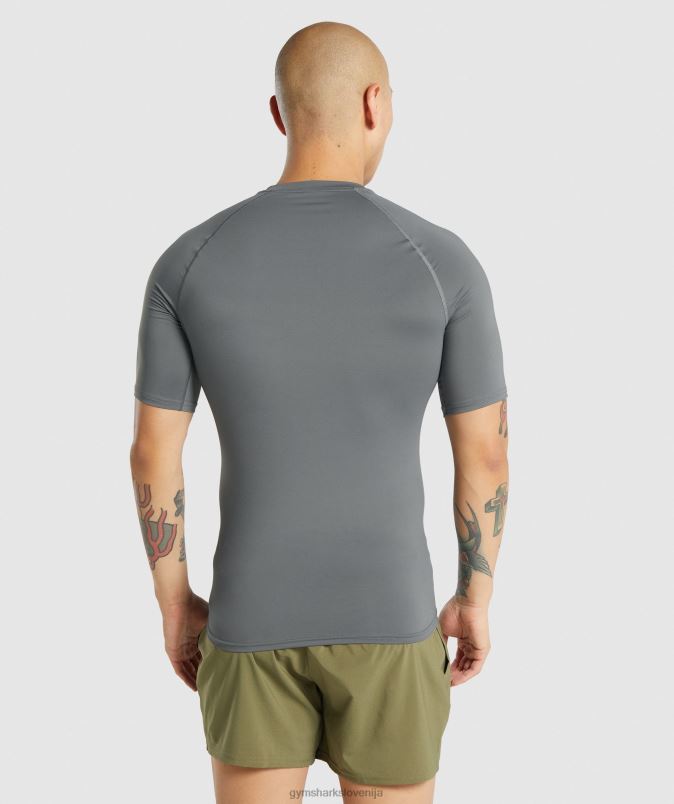element baselayer majica s kratkimi rokavi moškiGymshark oglje J00L2744