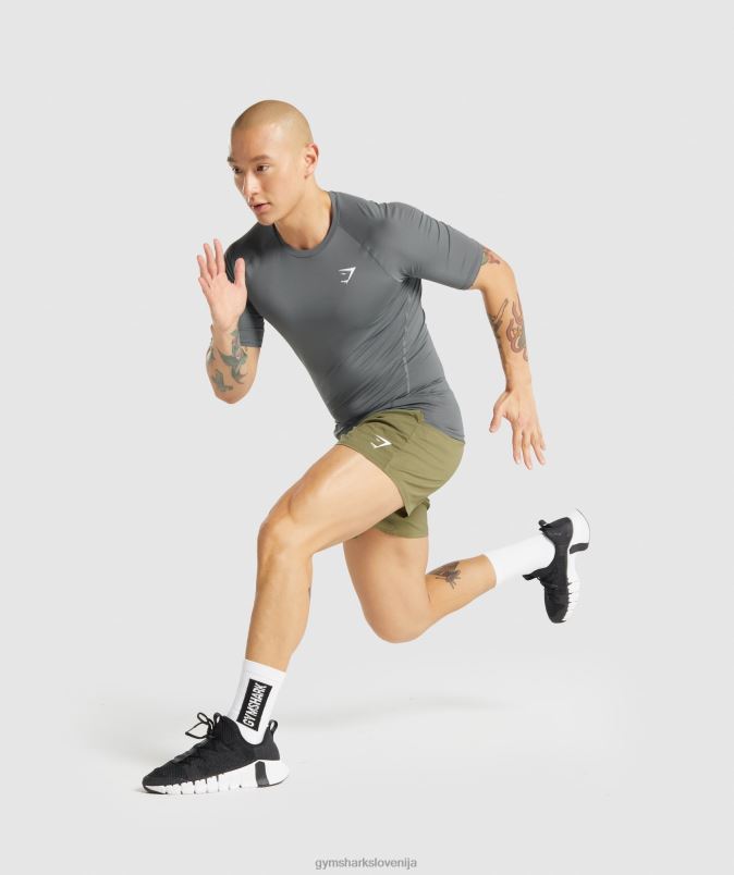 element baselayer majica s kratkimi rokavi moškiGymshark oglje J00L2744