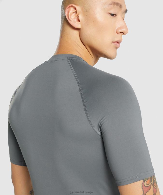 element baselayer majica s kratkimi rokavi moškiGymshark oglje J00L2744