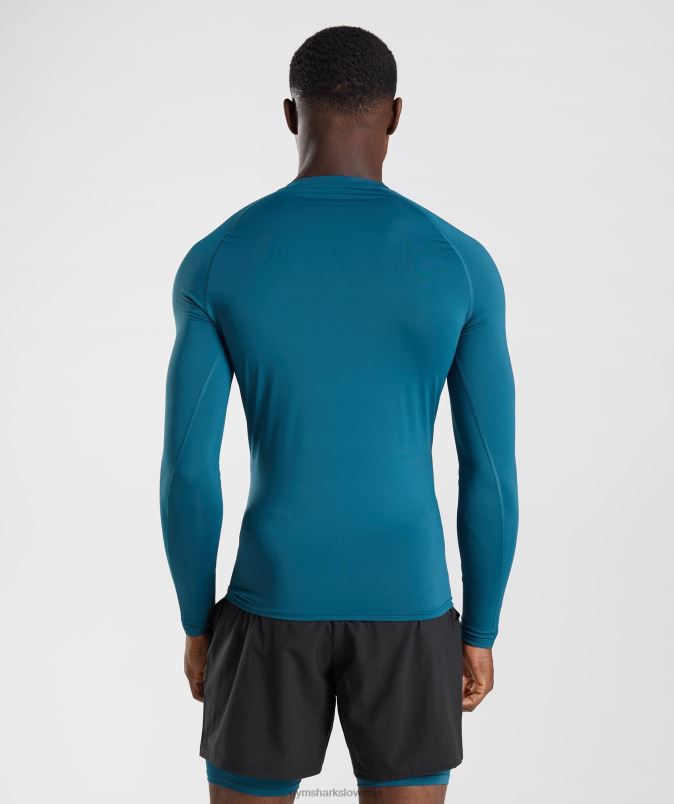 element baselayer z dolgimi rokavi moškiGymshark atlantska modra J00L2739