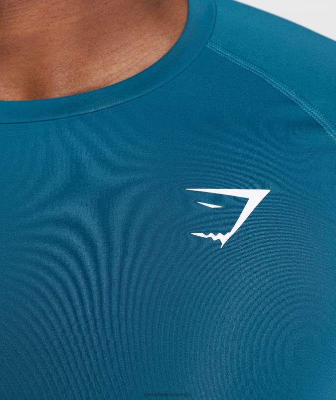 element baselayer z dolgimi rokavi moškiGymshark atlantska modra J00L2739