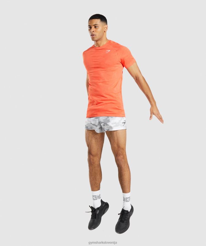 geo brezšivna majica s kratkimi rokavi moškiGymshark papaja pomaranča/pikantna pomaranča J00L2668