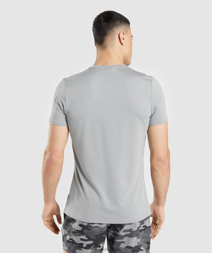 grafična majica ob prihodu moškiGymshark dimljeno siva J00L2665