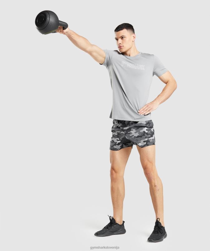 grafična majica ob prihodu moškiGymshark dimljeno siva J00L2665