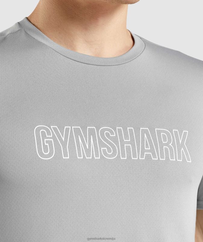 grafična majica ob prihodu moškiGymshark dimljeno siva J00L2665