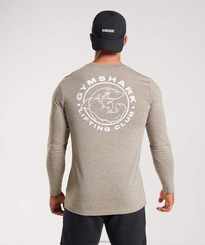 legacy majica z dolgimi rokavi moškiGymshark apnenčev lapor J00L2751