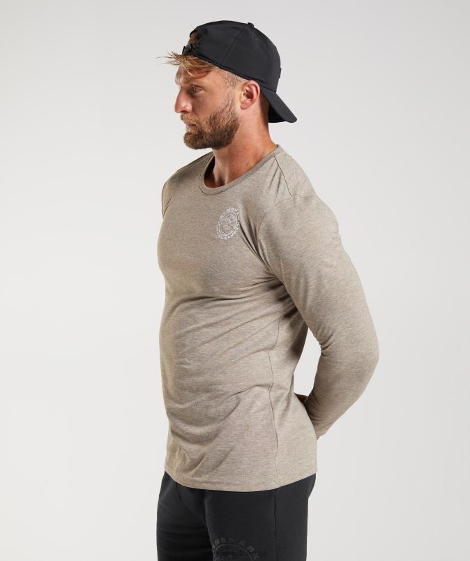 legacy majica z dolgimi rokavi moškiGymshark apnenčev lapor J00L2751