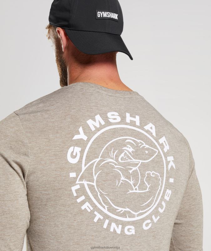 legacy majica z dolgimi rokavi moškiGymshark apnenčev lapor J00L2751