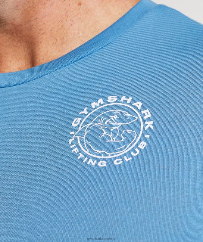 legacy majica z dolgimi rokavi moškiGymshark primorska modra J00L2675