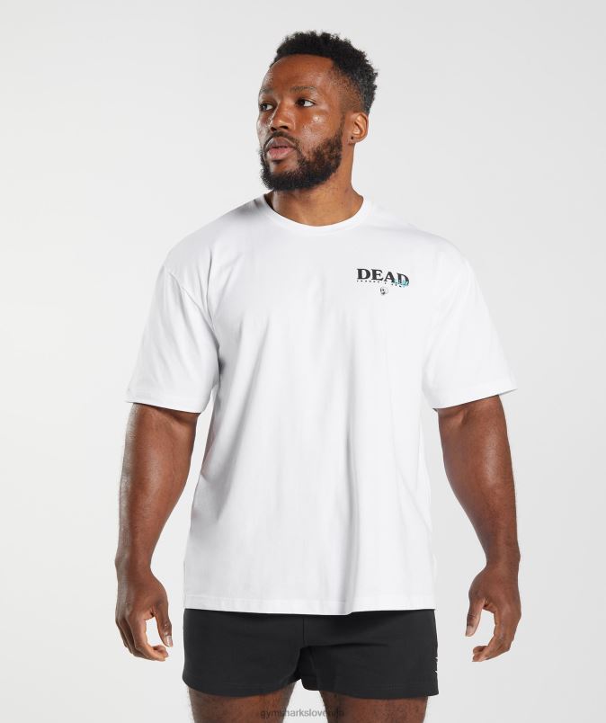 majica dead lift moškiGymshark bela J00L2784