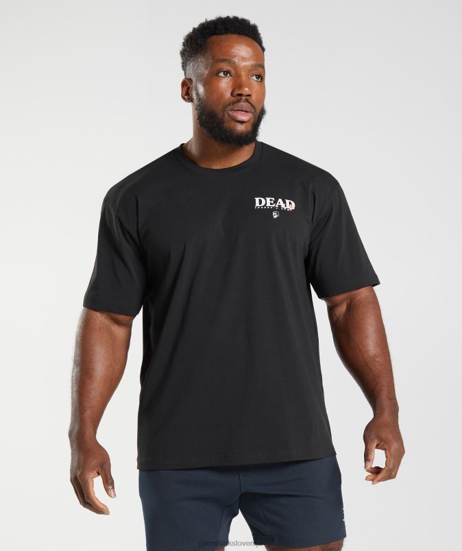 majica dead lift moškiGymshark Črna J00L2777