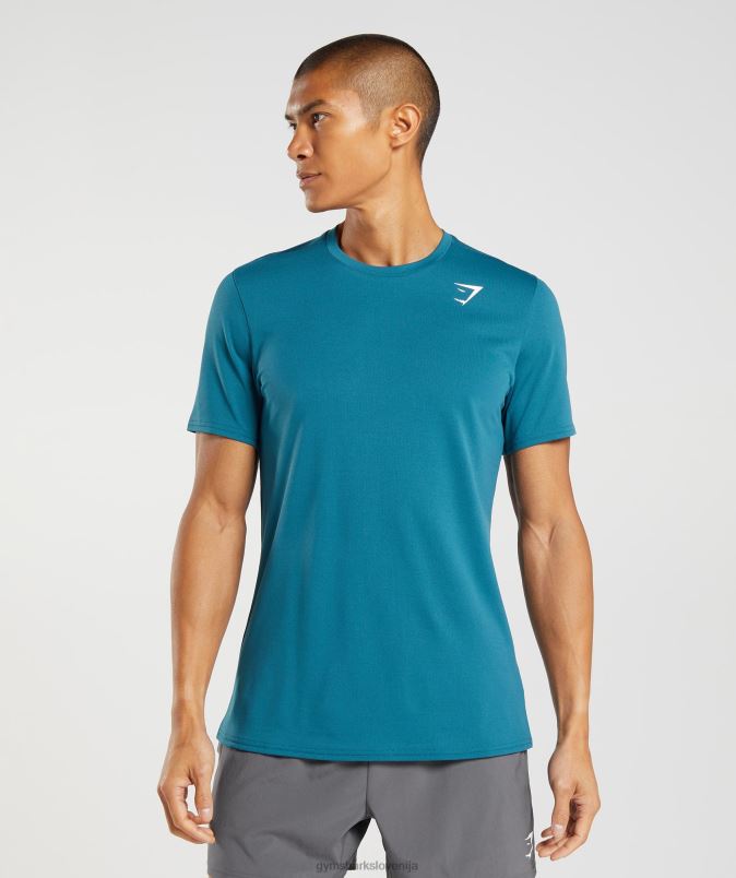 majica ob prihodu moškiGymshark atlantska modra J00L2667
