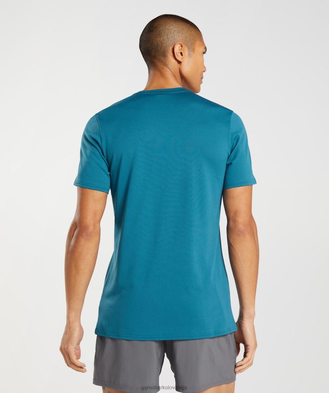 majica ob prihodu moškiGymshark atlantska modra J00L2667