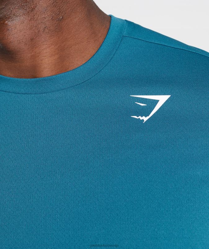 majica ob prihodu moškiGymshark atlantska modra J00L2759