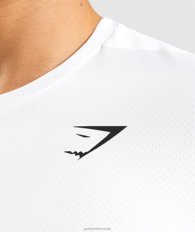majica ob prihodu moškiGymshark bela J00L2581
