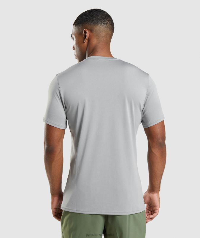 majica ob prihodu moškiGymshark dimljeno siva J00L2683