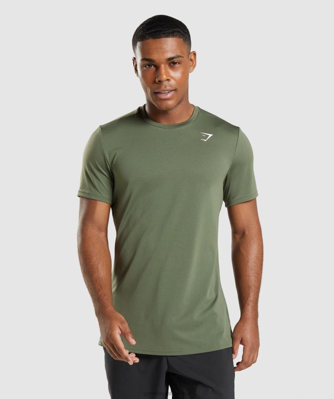 majica ob prihodu moškiGymshark jedro olive J00L2627